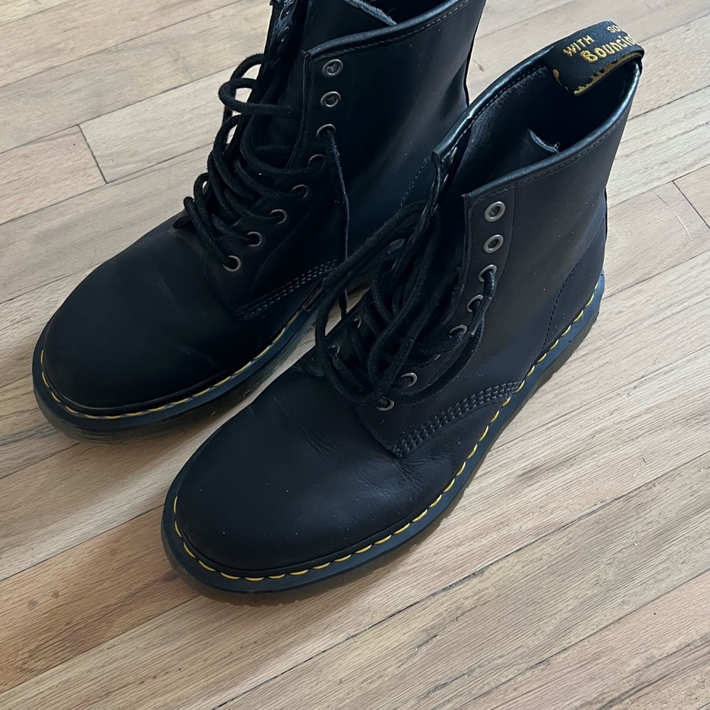 Dr. Martens Doc 1460 Snowplow WP Boots Wintergrip 24039 Black 8-eye Men's US 10